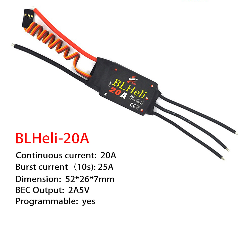 1-3Pcs Brushless ESC BLHeli 20 - Drone Rc Toy ulasan dan harga