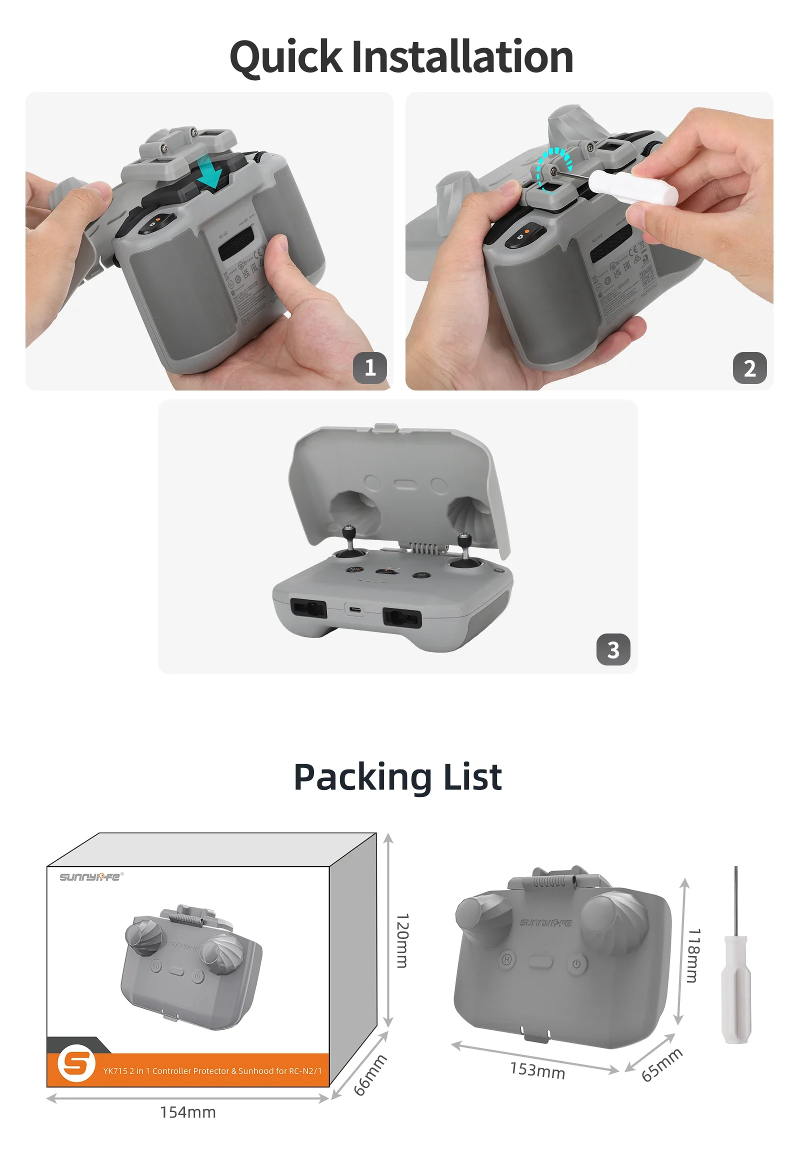 2 in 1 Controller Protector Su - Drone Dji Rc Mini ulasan dan harga