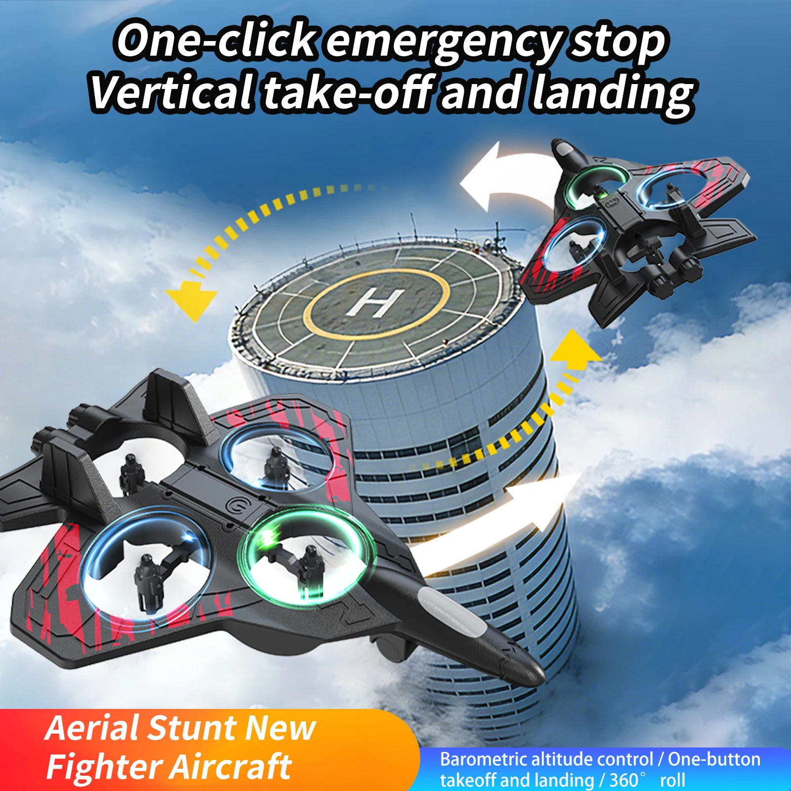 2026 NEW YL87 EPP Foam Fighter - Drone Ae Rc ulasan dan harga