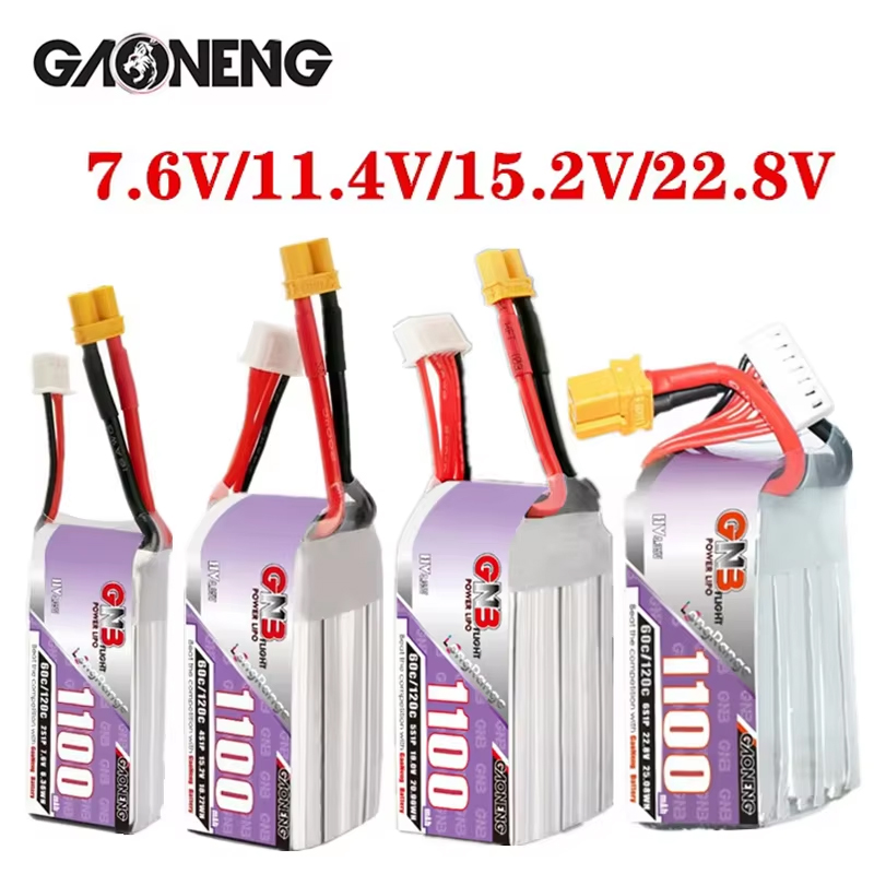 GNB 1100mAh 2S 3S 4S 6S 60C/12 - Drone Rc Leading ulasan dan harga
