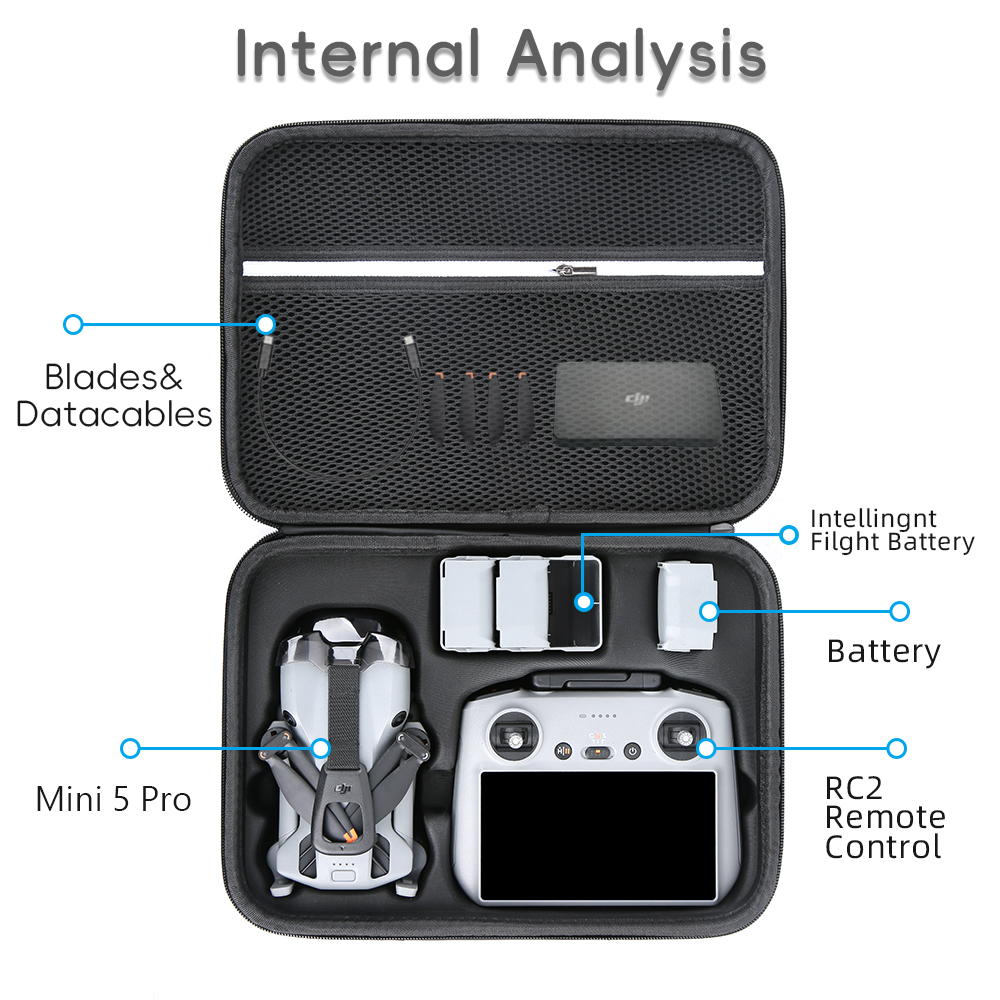 for Mini 5 Pro Case Large Capa - Drone Dji Rc Mini ulasan dan harga